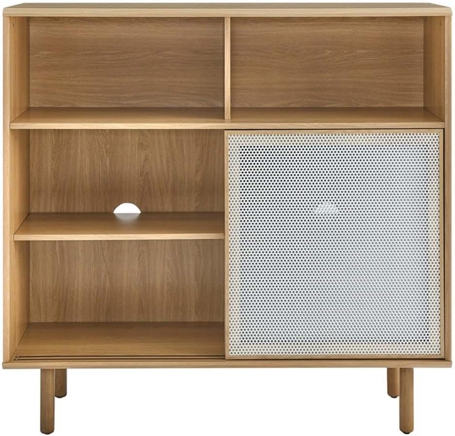 Oak Mesh Door Display Sideboard