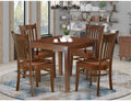Mahogany 5-Piece Solid Wood Dining Set
