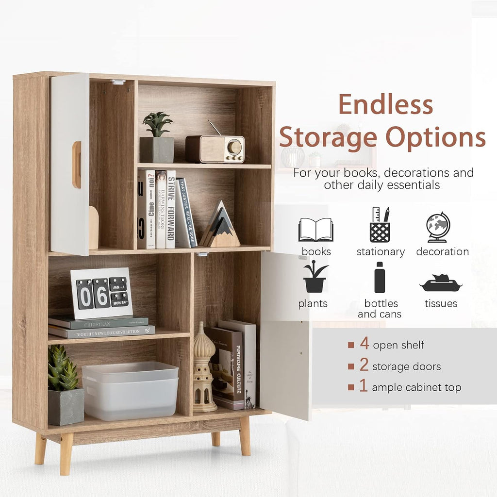 4-Tier Floor Storage Cabinet