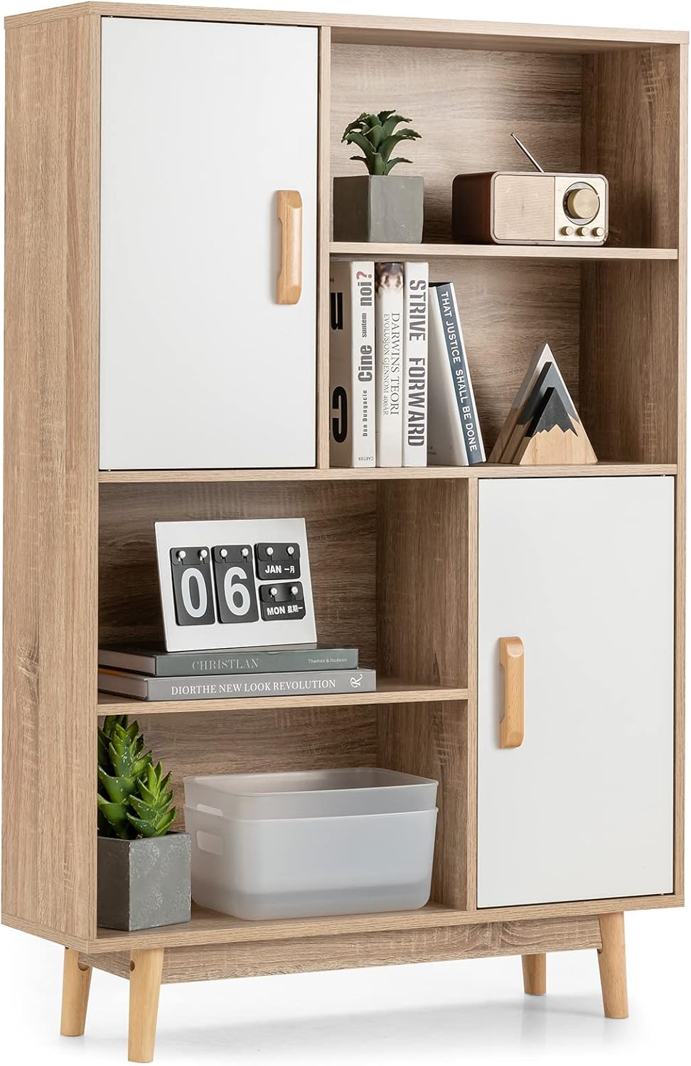 4-Tier Floor Storage Cabinet