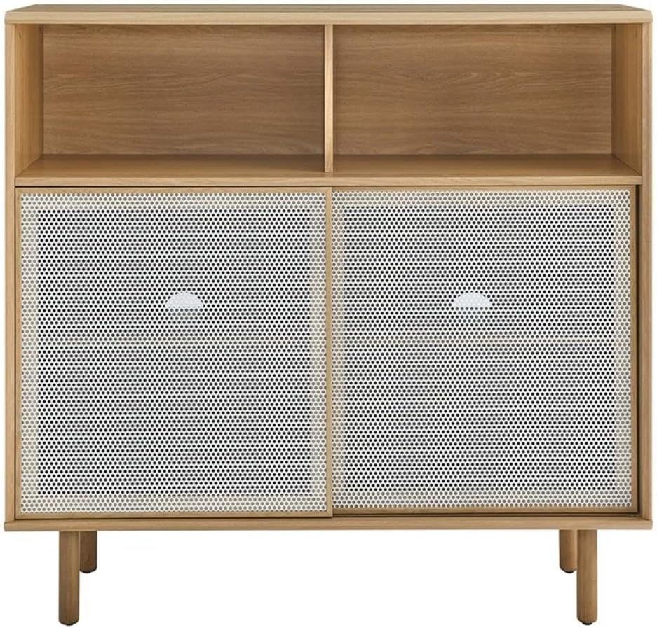 Oak Mesh Door Display Sideboard