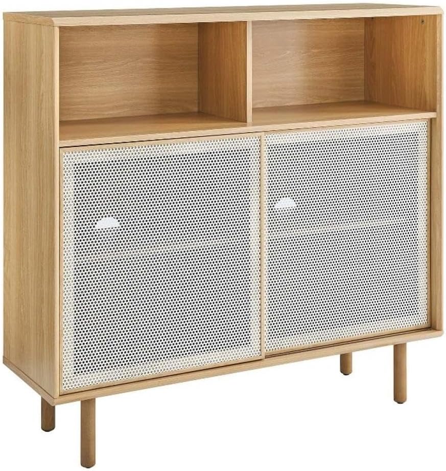 Oak Mesh Door Display Sideboard