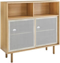 Oak Mesh Door Display Sideboard