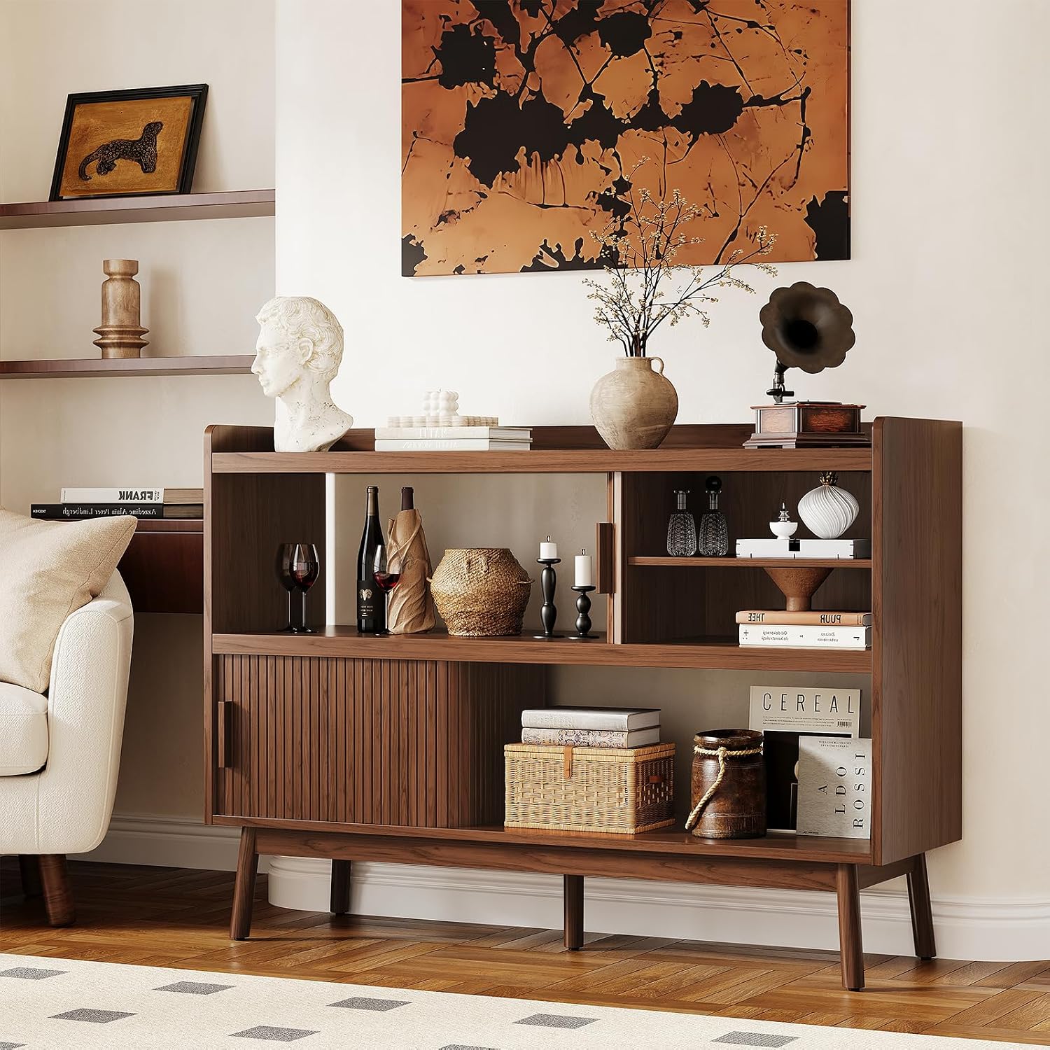 Fluted Outlet Sideboard Cabinet