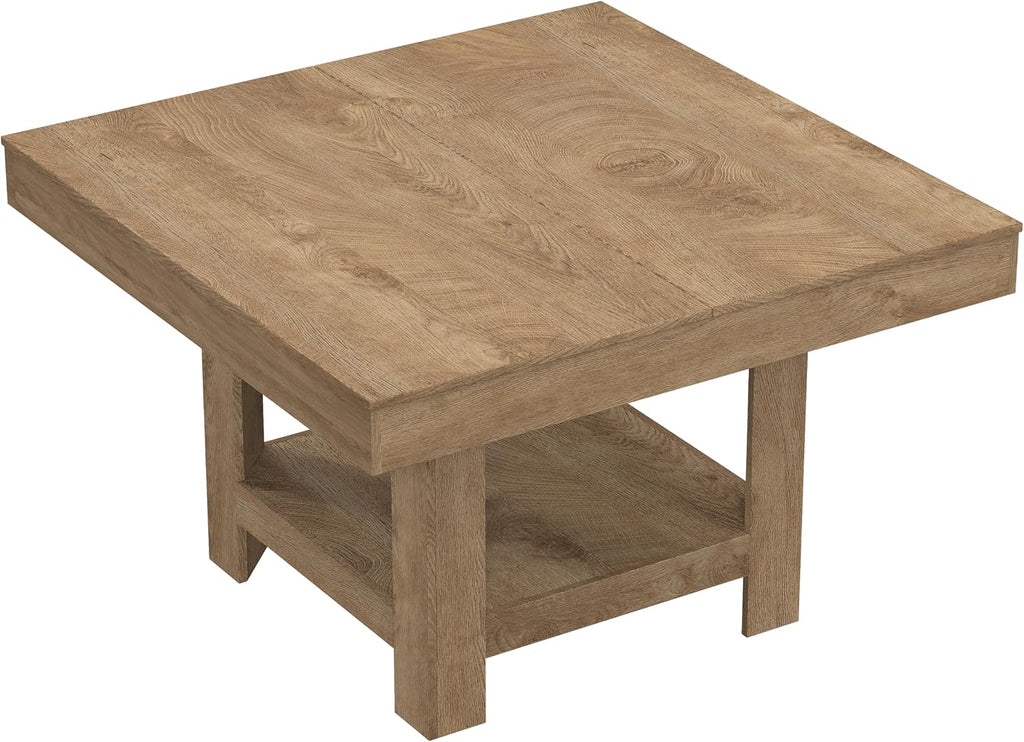 Black 2-Tier Square Dining Table