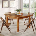 Rustic Brown Farmhouse Dining Table